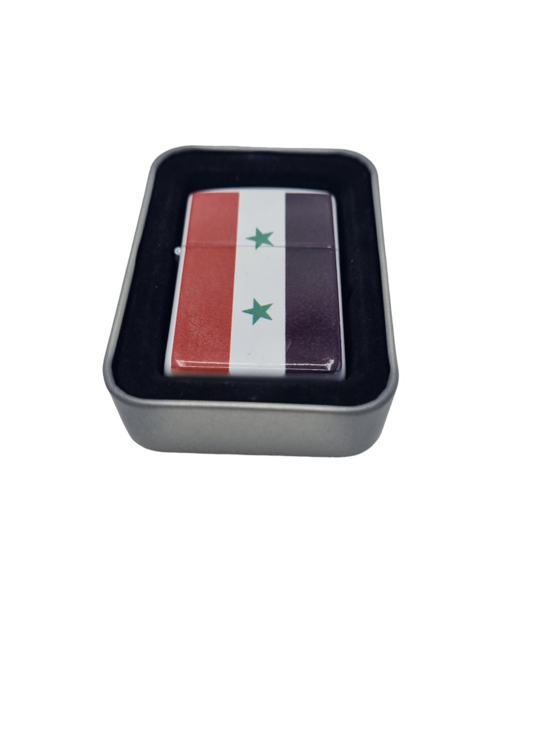 Syrien flagga bensintändare –  produktbild – Hiprock