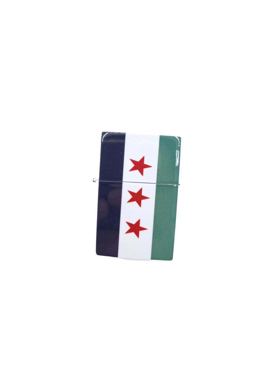 Syriens gamla flagga bensintändare –  produktbild – Hiprock