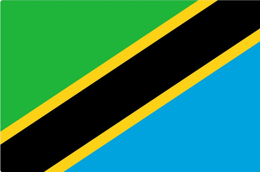 Tanzania flagga –  produktbild – Hiprock