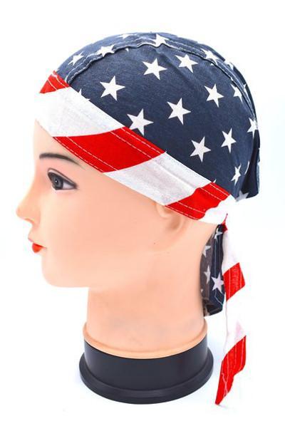 USA flagga Zandana scarf Pirat –  produktbild – Hiprock