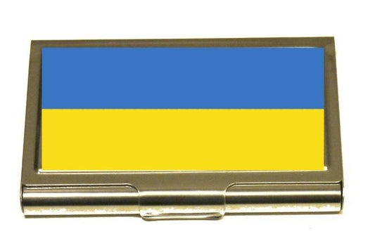 Ukraina flagga korthållare –  produktbild – Hiprock