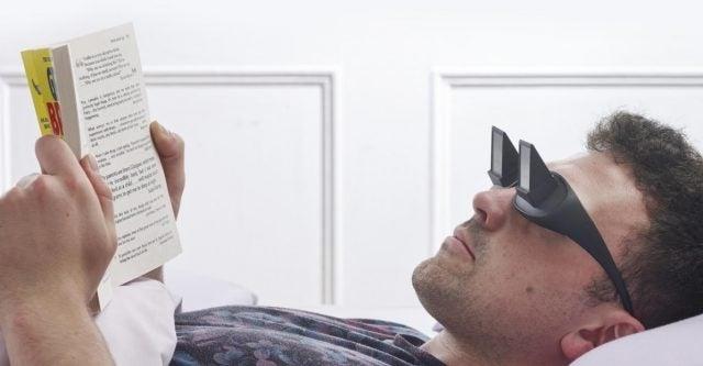 Angled glasses Glasses - Creative glasses for comfortable reading