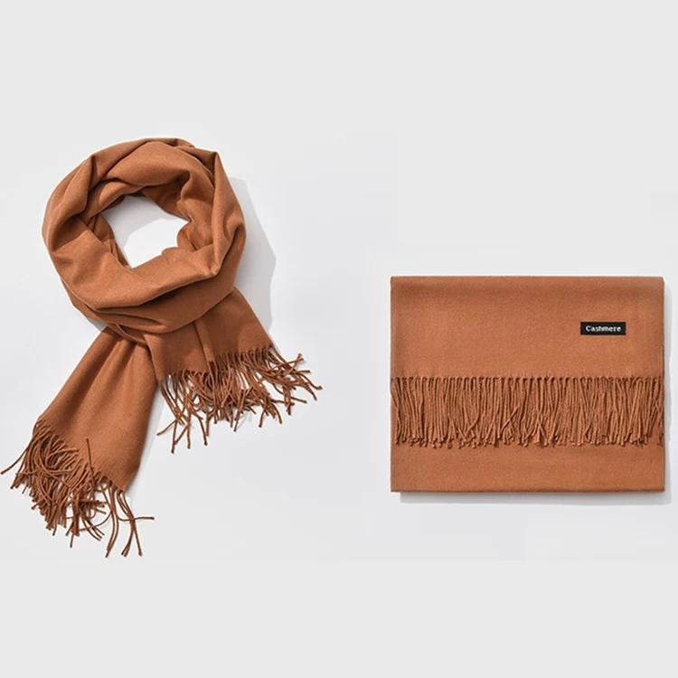 Viscose brun sjal scarf –  produktbild – Hiprock