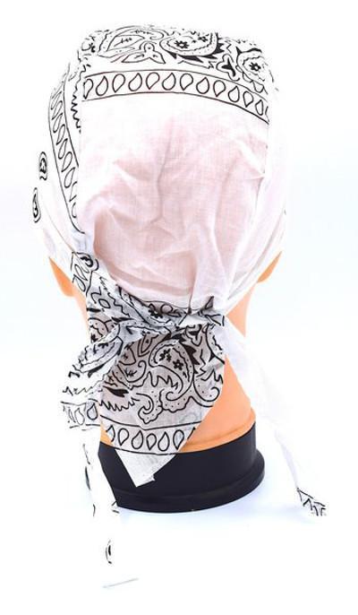 Valkoinen Paisley Zandana -huivi