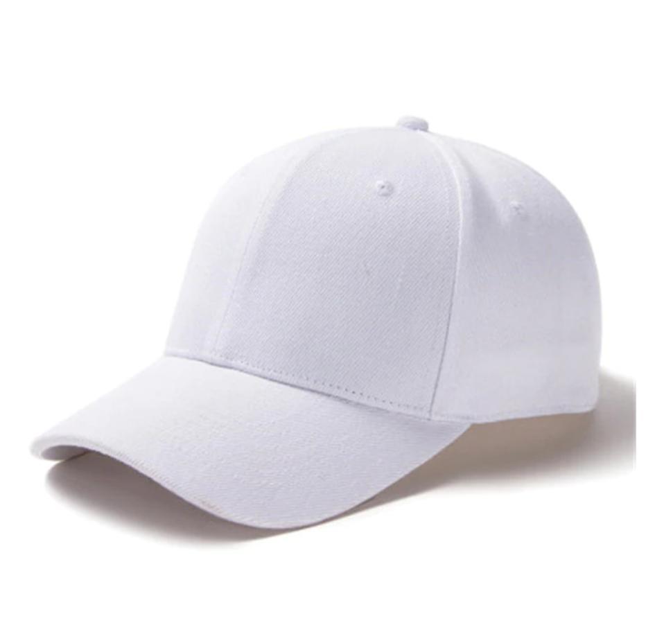 Vit keps Unisex Baseball cap –  produktbild – Hiprock