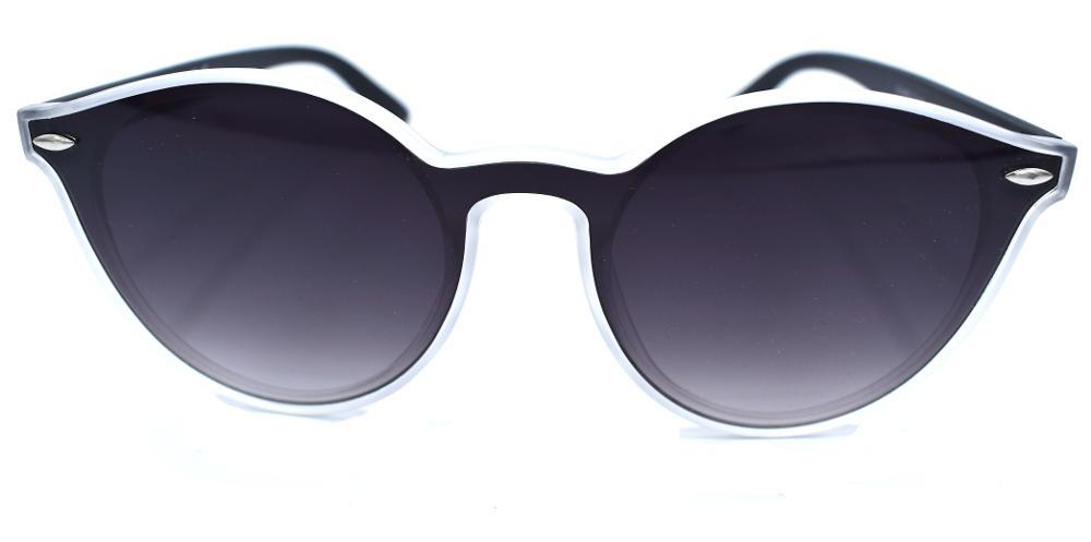 Voyage retro solglasögon - svart/vit –  produktbild – Hiprock