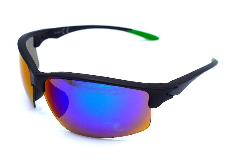 ce sport aurinkolasit - musta/vihreä