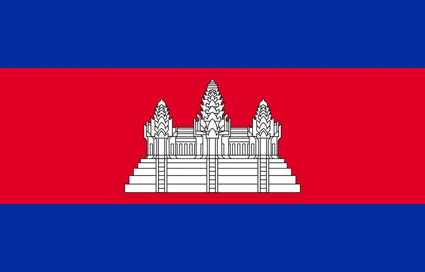 kambodja flagga –  produktbild – Hiprock