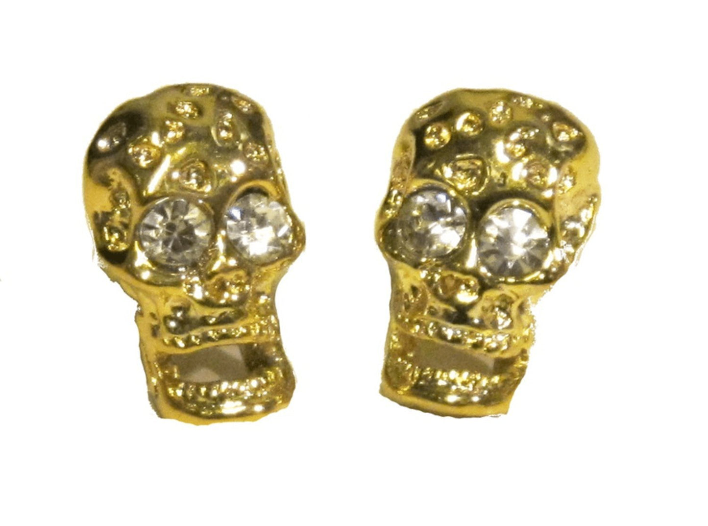 Earrings - Iced Skull